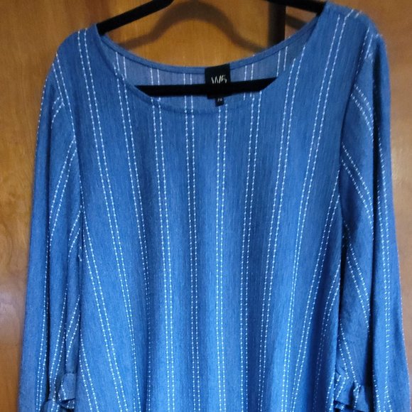 W5 Tops - Blue Blouse